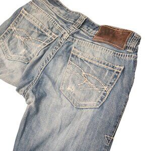 Rock & Roll Cowboy Denim Mens Modern Double Barrel Straight Leg Jeans 30x34